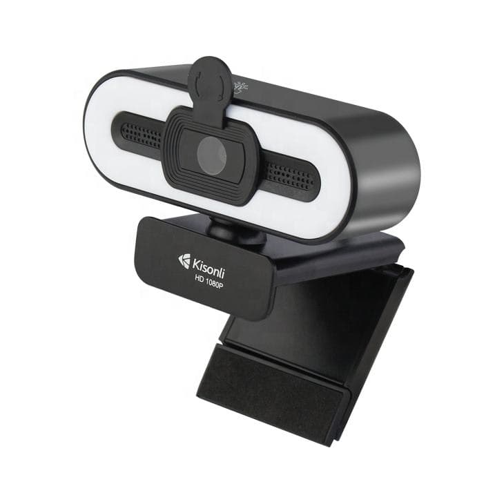 Webcam Kisonli HD 1080P avec Microphone Intégré