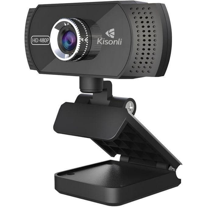 Webcam Kisonli HD 1080P avec microphone intégré