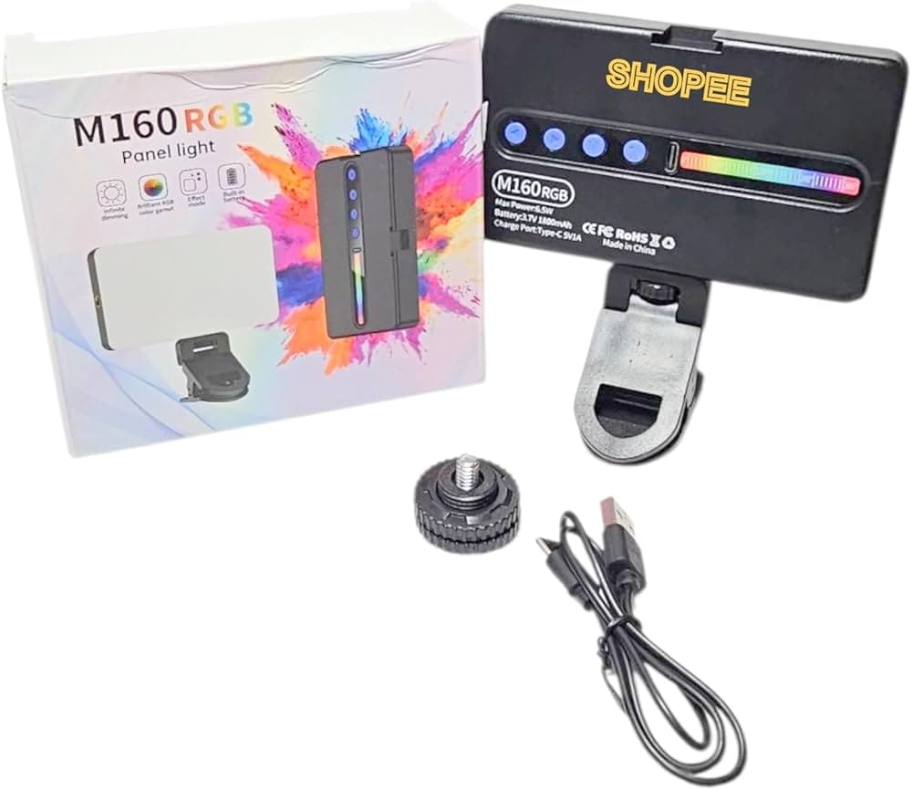 Panneau LED RGB M160 – Éclairage Vidéo