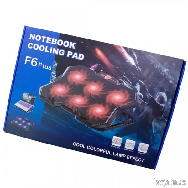 Support de Refroidissement pour Ordinateur Portable F6 Plus