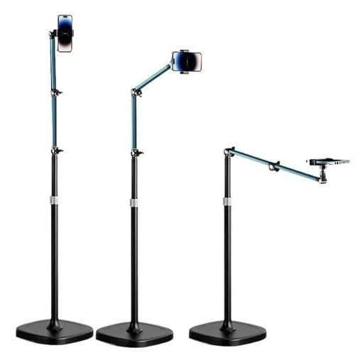 Support de Téléphone Réglable au Sol