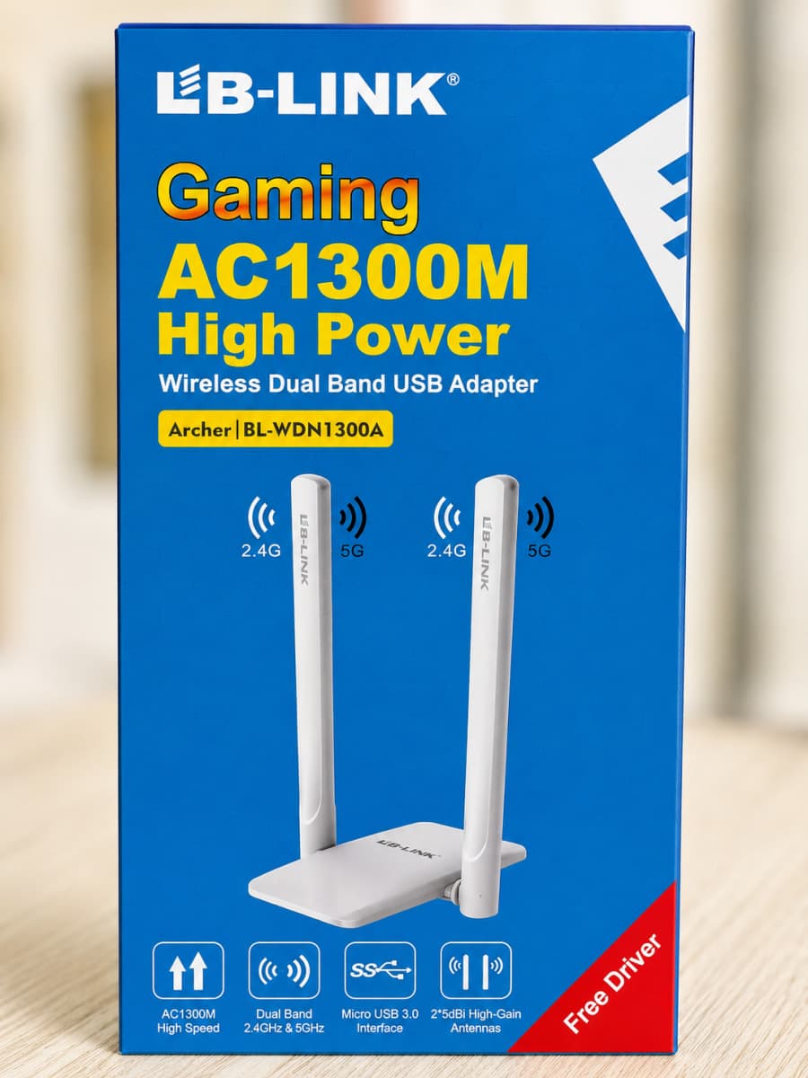 Adaptateur Wi-Fi USB LB-LINK AC1300M Double Bande