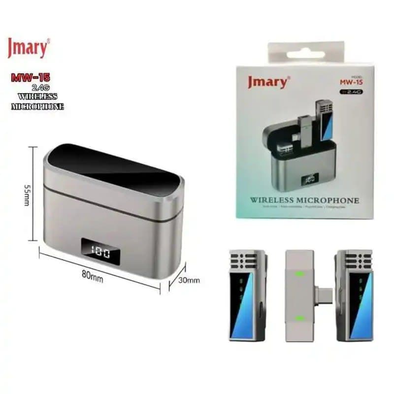 Jmary MW-15 Micro Sans Fil 2.4G avec Boîtier de Charge
