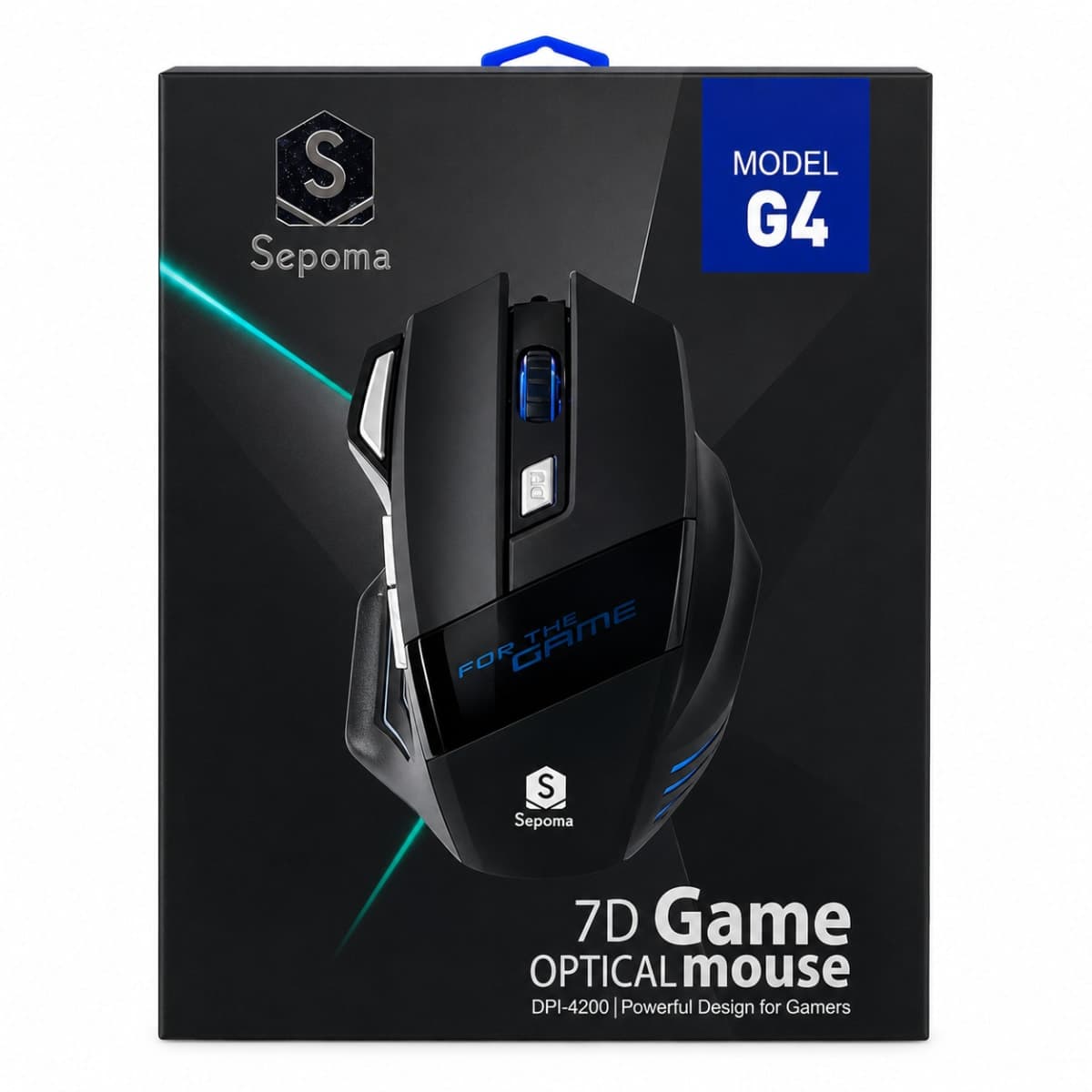 Sepoma G4 Souris Gaming Optique 7D 4200 DPI