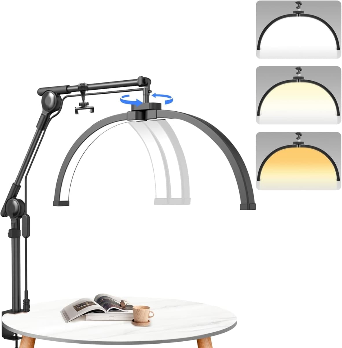 Lampe Beauté Cantilever Pliable F-550B pour Nail Art