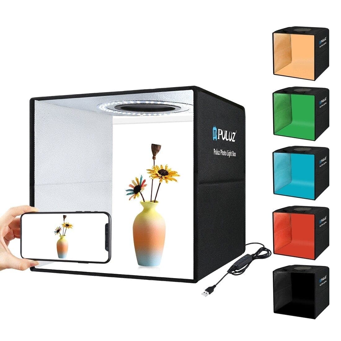 Studio Photo Portable PULUZ 30cm LED Ring Light Box