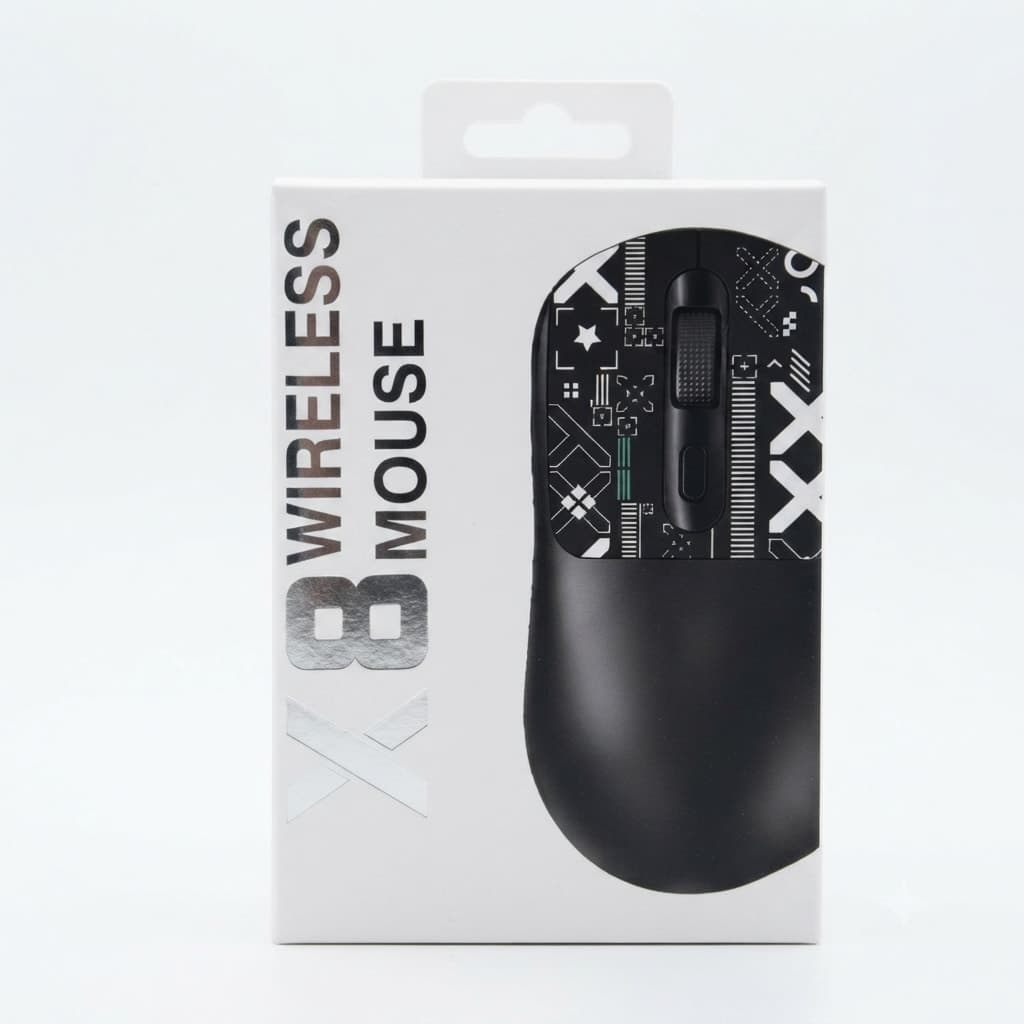 Souris Gaming Sans Fil X8 Pro – Design Accrocheur Noir
