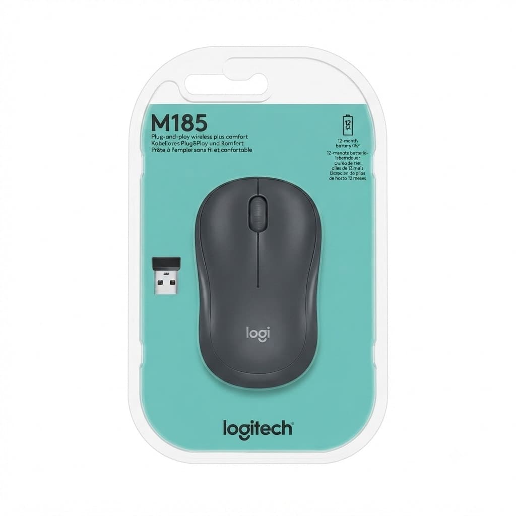 Logitech M185 Souris Sans Fil Plug-and-Play Confort