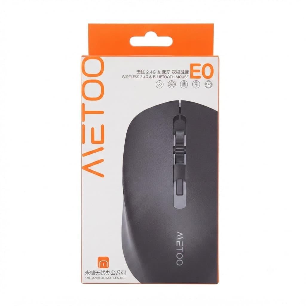 Souris Sans Fil A'NETOO E0 Dual-Mode 2.4G & Bluetooth