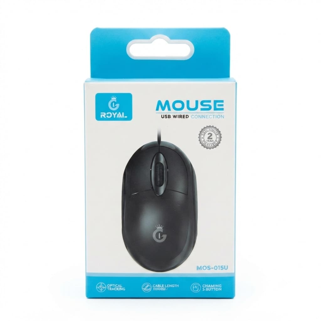 Souris Filaire Royal MOS-015U USB Optique 3 Boutons